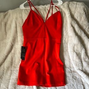 Bebe red dress